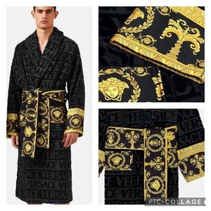 Versace Home Baroque Bathrobe- Sz. XL